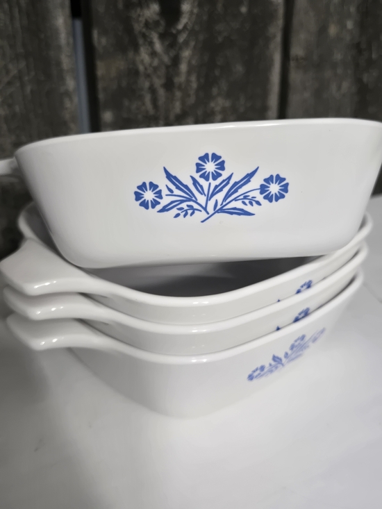 Corningware Other - Vintage CorningWare Blue Cornflower Petite Dishes Set Of 4
